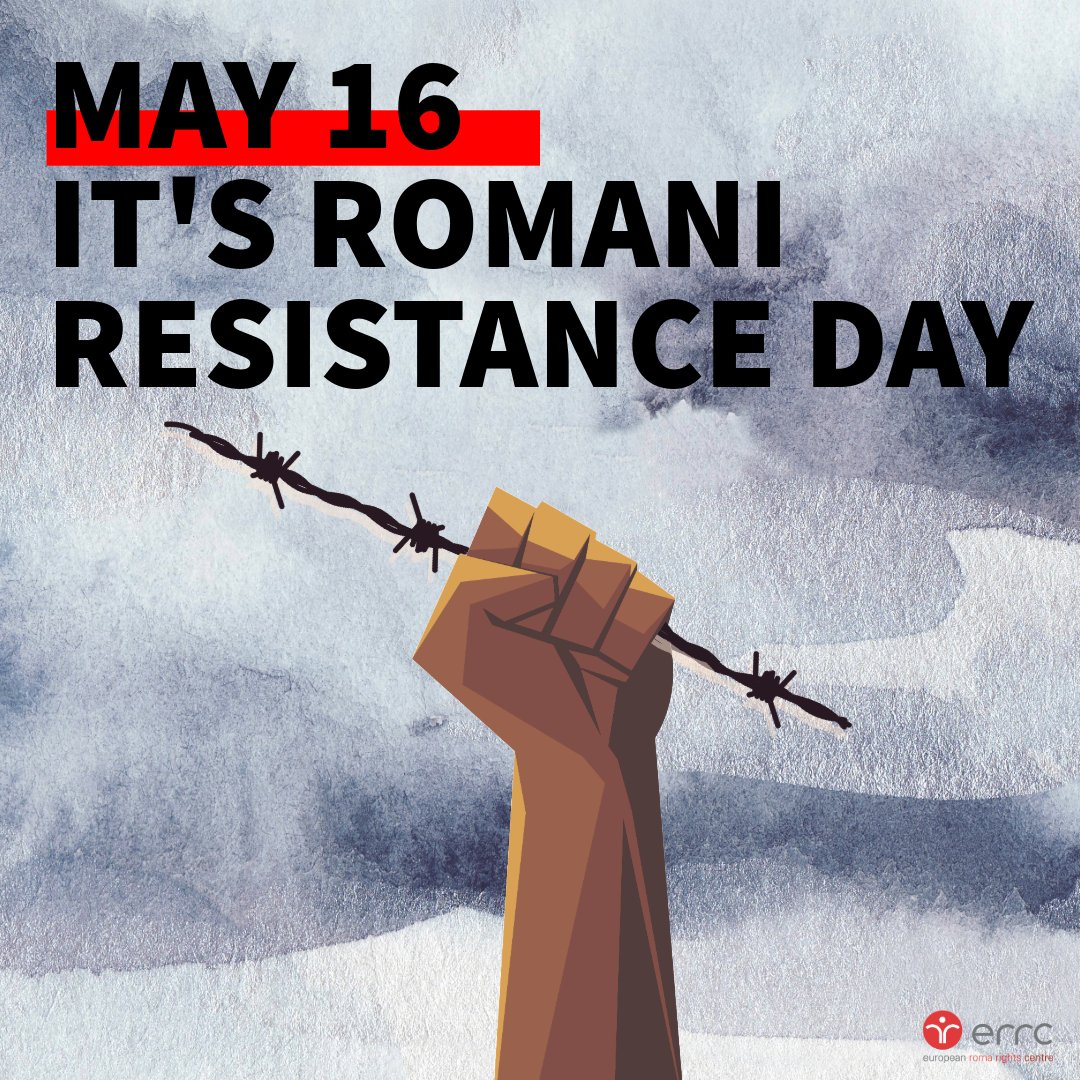 Today is Romani Resistance Day.✊🏽 80 years ago, on #Roma at Auschwitz-Birkenau bravely resisted Nazi attempts to liquidate their camp. Let's honor their courage and all who fight against hate. #RomaniResistanceDay #NeverForget 🌹🕊️