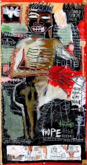 #MondoDiVersi Nicola Vacca Il libro delle bestemmie @artdielle @SayaEdizioni Amo le parole che sbranano adoro i concetti che dilaniano. In questa filosofia spicciola che tortura il linguaggio e uccide le cose quello che manca è l’azzardo di un verbo che deflagra 🖼️ J.M.Basquiat