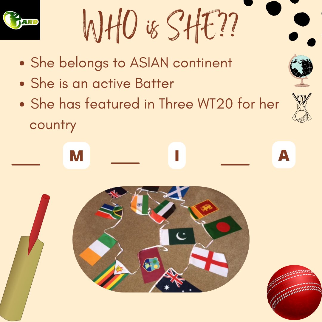 It's Double header in ARD TRIVIA today💥💥
Can you guess these players from men's & women's cricket??

#IREvPAK #T20WorldCup24 #BackOurGirls #CricketTwitter ||ARD