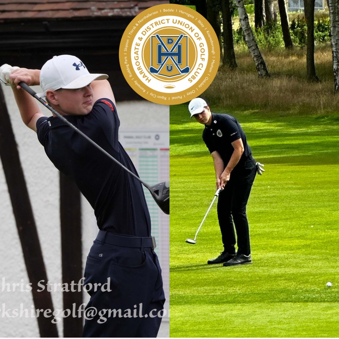 Best of luck to Adam Watkin (left) from @tngcgolf and Alex Forbes (right) from Rudding Park GC who today attempt to qualify for the Brabazon Trophy at Wetherby GC.