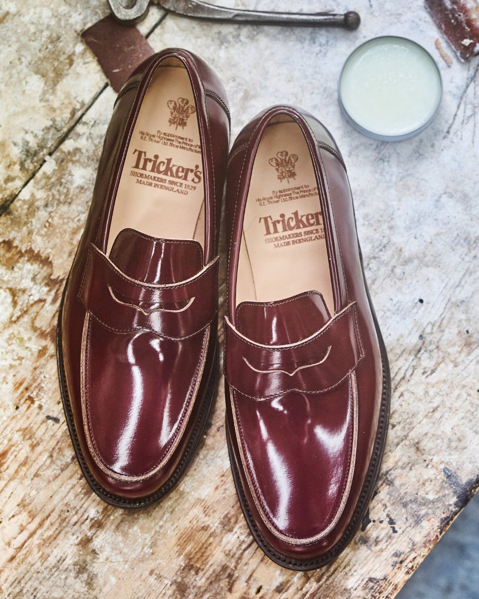 Tricker's Chicago Penny Loafer - available in Burgundy Bookbinder and Snuff Repello Suede. You can find Chicago in-store and online. #MyTreasuredTrickers