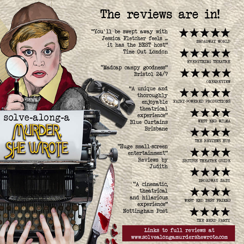 ⭐NEW SHOW ON SALE⭐Solve-Along-A Murder-She-Wrote on Saturday, 29 March 2025. Cult hit event Solve-Along-A-Murder-She-Wrote returns to with an interactive screening of the classic episode “A Fashionable Way to Die”. Tickets: €22 + Facility Fee 👉 rebrand.ly/vw8e61a