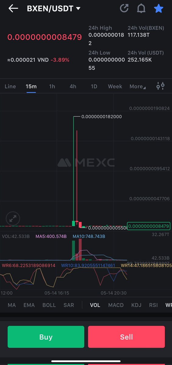 Look @mrJackLevin try to sell What is the bottom of #Xen, record drop of 100%, this is #Luna, it's disgusting #Pussy #Xen #Bxen #Mxen...#VMPX