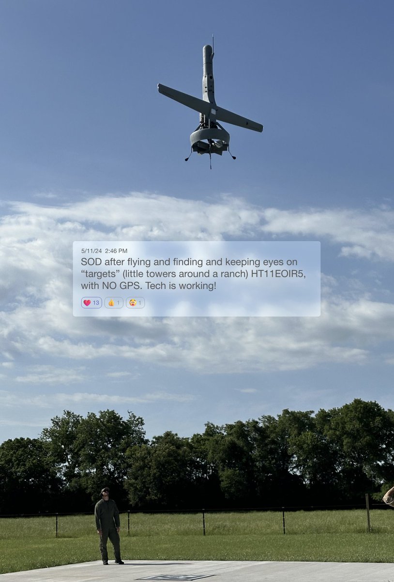 MQ-35 VBAT: No GPS, no problem. 

The requirement for GPS and comms-denied flight is here today. Look no further than the complex tunnel networks as seen in modern-day urban warfare environments like those in Israel, and #electronicwarfare attacks on every front as seen by our