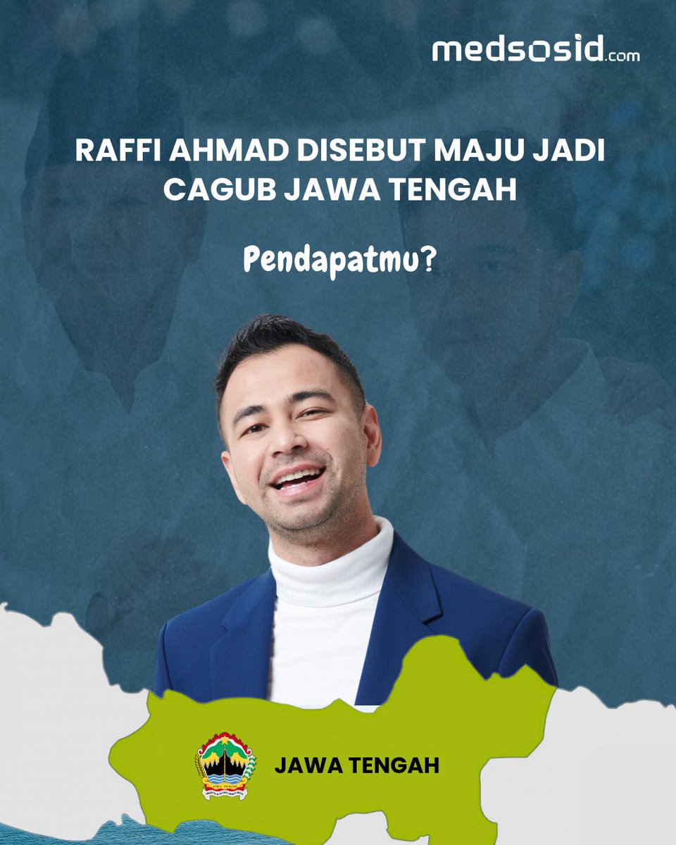 Isu tentang majunya nama Raffi Ahmad menjadi satu di antara calon kandidat Gubernur Jawa Tengah (Jateng) semakin mencuat. 

Baca selengkapnya di medsosid.com

#medsosnews #medsosid #jateng #raffiahmad #gubernurjateng