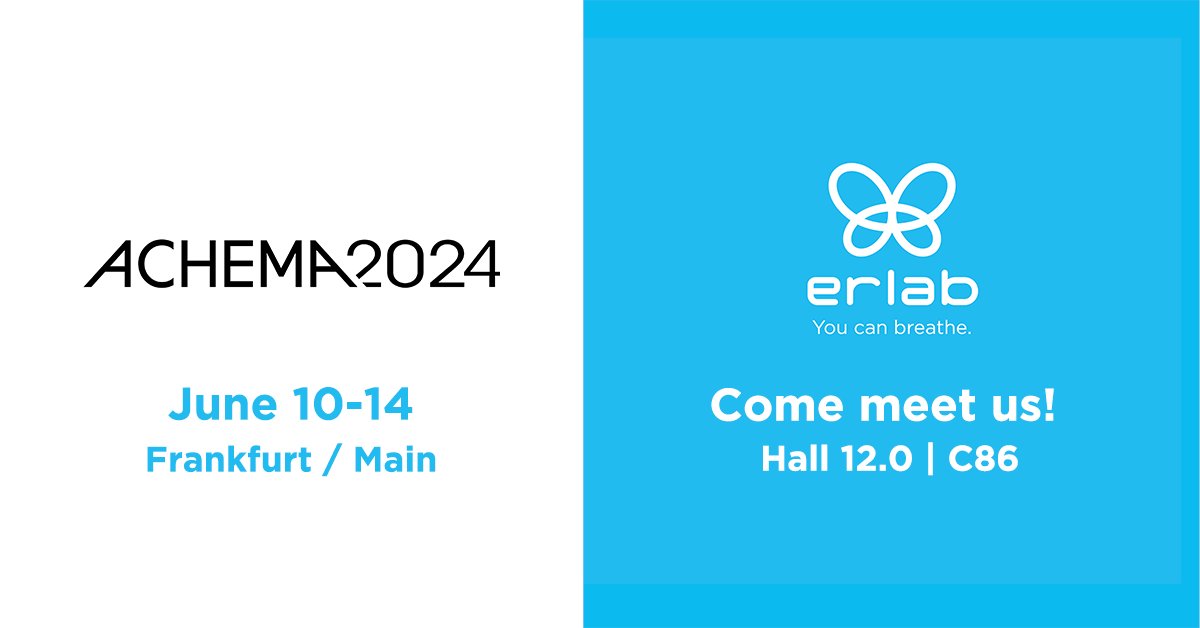Erlab (@erlabsafety) on Twitter photo Erlab will attend <a href="/ACHEMAworldwide/">ACHEMA worldwide</a> from 10 to 14 June in Frankfurt, Germany!
Come meet us and discover our innovative solutions!
We look forward to meeting you at our Booth C86 in Hall 12.0. 🦋
#Achema24 #tradefair #laboratory #innovation #erlab #biosafety #safety Erlab will attend <a href="/ACHEMAworldwide/">ACHEMA worldwide</a> from 10 to 14 June in Frankfurt, Germany!
Come meet us and discover our innovative solutions!
We look forward to meeting you at our Booth C86 in Hall 12.0. 🦋
#Achema24 #tradefair #laboratory #innovation #erlab #biosafety #safety