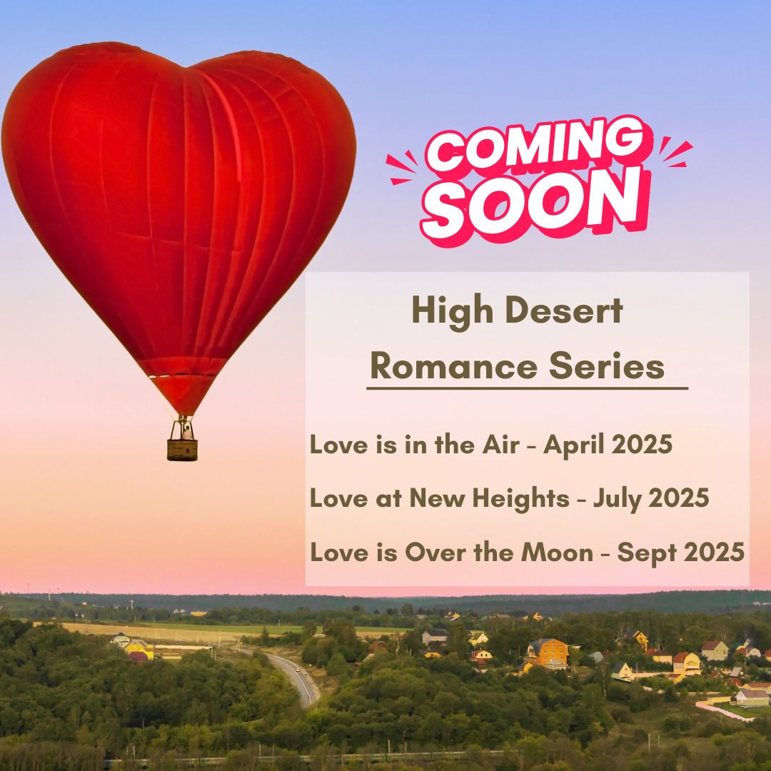 Are you wondering when my next books are coming out? Guess what you don't have to wonder anymore. 🤩 My hot air balloon series is coming soon....like less than a year soon 🤭 Eep!