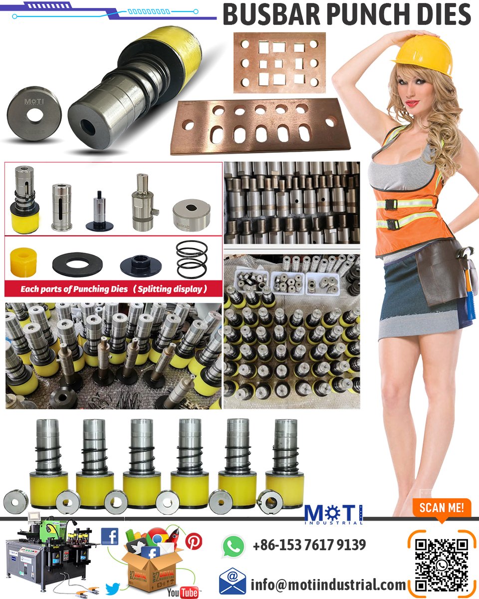 JINAN MOTI INDUSTRIAL CO.,LTD (@moti_ltd) on Twitter photo Busbar Punch Dies
JINAN MOTI INDUSTRIAL CO., LTD
WhatsApp: +86-15376179139
E-mail: info@motiindustrial.com
motiindustrial.com
#busbarpunchdies #busbarmachine #busbarfabricationmachine #busbarpunchingmachine Busbar Punch Dies
JINAN MOTI INDUSTRIAL CO., LTD
WhatsApp: +86-15376179139
E-mail: info@motiindustrial.com
motiindustrial.com
#busbarpunchdies #busbarmachine #busbarfabricationmachine #busbarpunchingmachine