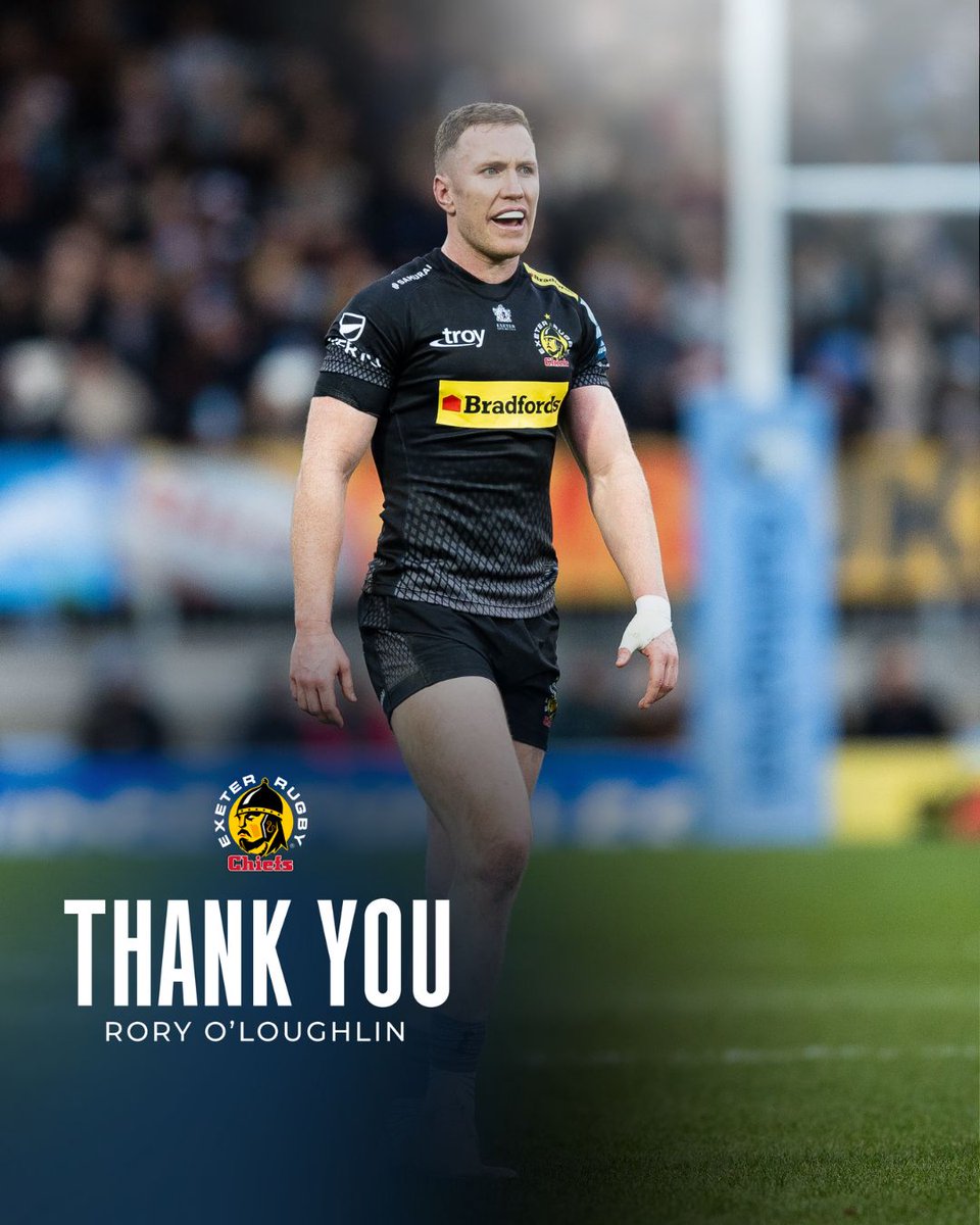 Rory O’Loughlin has been forced to retire from rugby on medical grounds 🤕 He retires after 2⃣ seasons as a Chief and 2⃣4⃣ appearances. 🗞️: bit.ly/4bBXqbF Thank you Rory! 👏 #JointheJourney