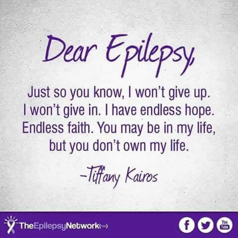 Not giving up 💜💯💜#epilepsyawareness #livingwithepilepsy 

 @TiffanyKairos