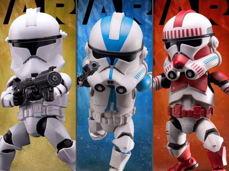 Beast Kingdom #StarWars Egg Attack Action Clone Troopers, Shock Trooper & 501st Clone Trooper Figures dlvr.it/T6sgnK