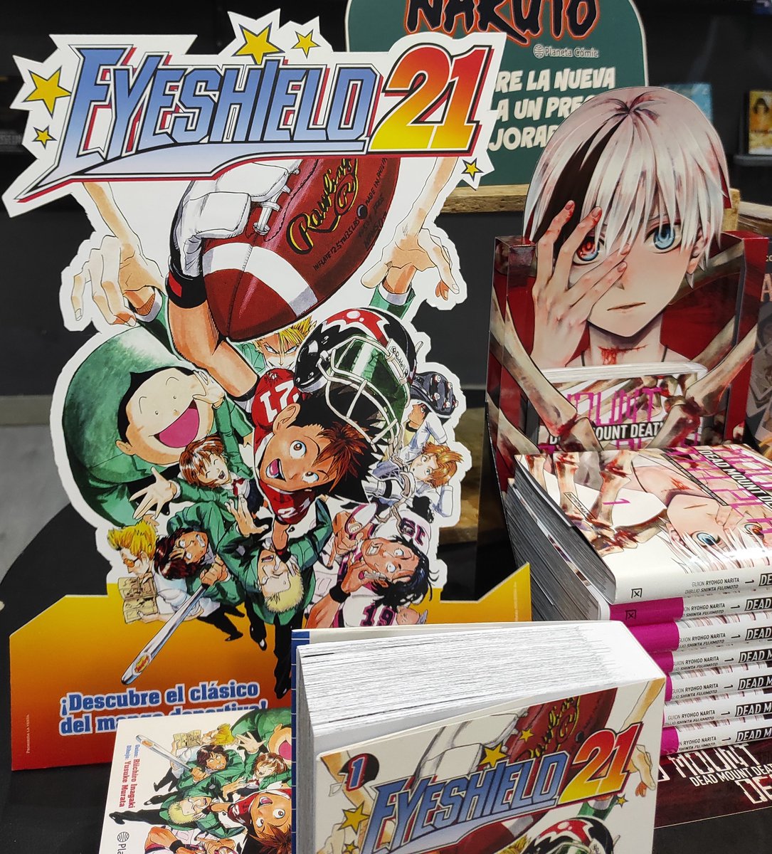 ¡Nuevo expositor! #Eyeshield21, con Yusuke Murata al dibujo, conocido sobre todo por One Punch Man. Esta semana a la venta: infinitycomics.es/planeta-comics…