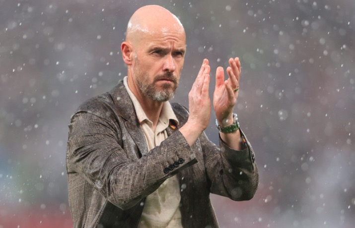 Under-fire Erik ten Hag insists he won't be saying goodbye to Old Trafford at #MUFC's final home game of the season | @DiscoMirror mirror.co.uk/sport/football…