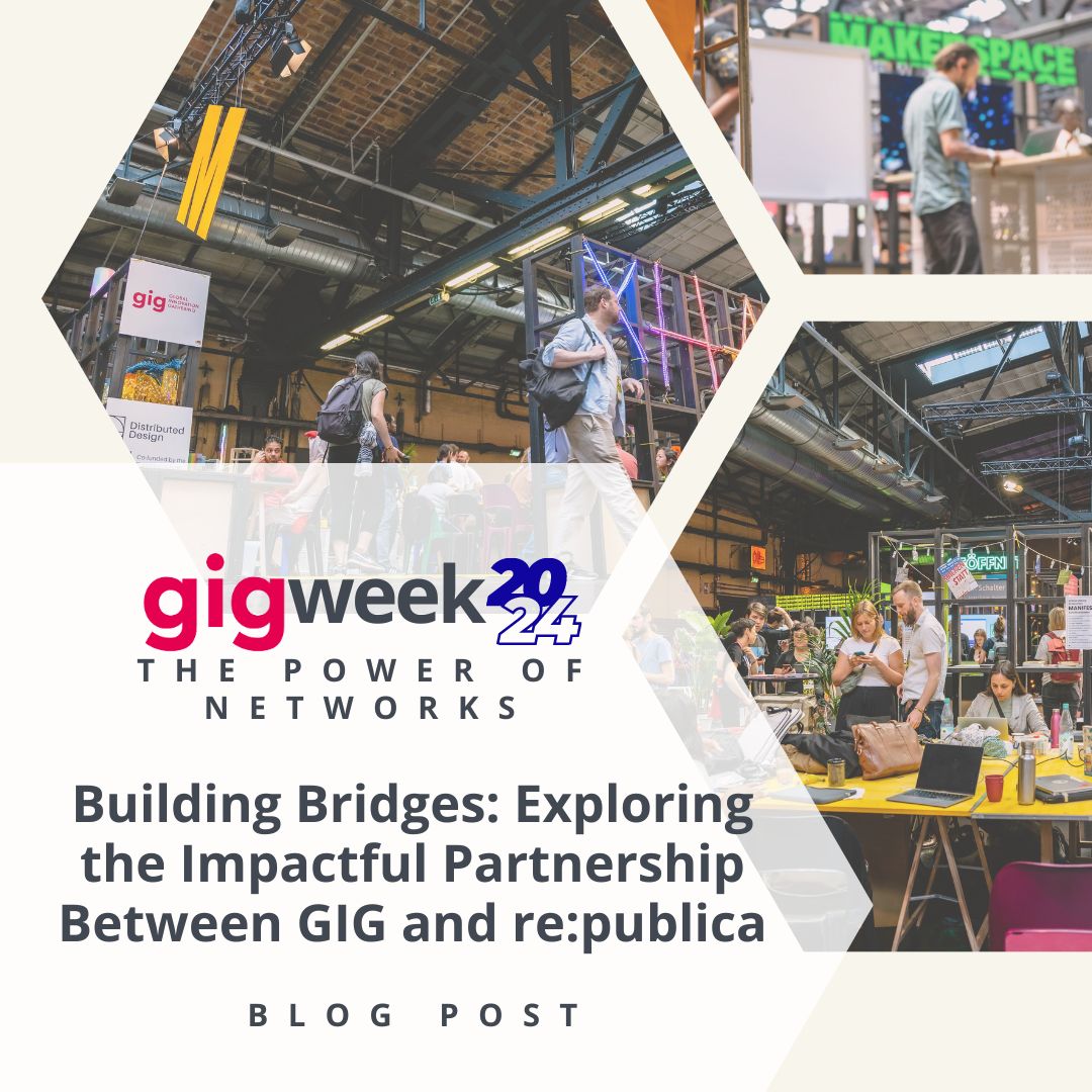 Explore the dynamic partnership between GIG and re:publica! 🌟 From a simple idea to an annual innovation event, read how they're inspiring global creators. 
🔗 Full story: globalinnovationgathering.org/2024/05/14/bui…