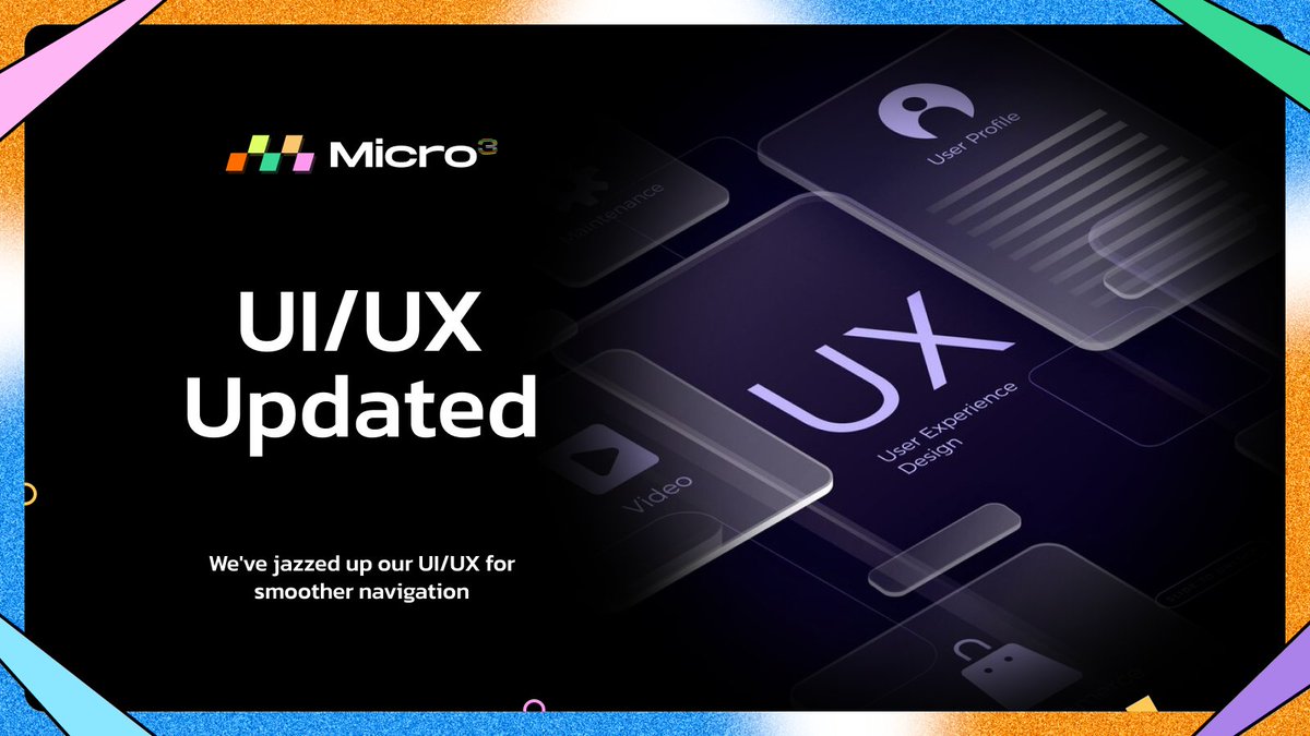 🚀🌟 Big Update Alert! 🌟🚀

We've jazzed up our UI/UX for smoother navigation - everything you need is now a breeze to access, especially with our new Check-In feature right by your profile! 

Experience now: micro3.io

🎮 Plus, get ready for fun with dedicated…