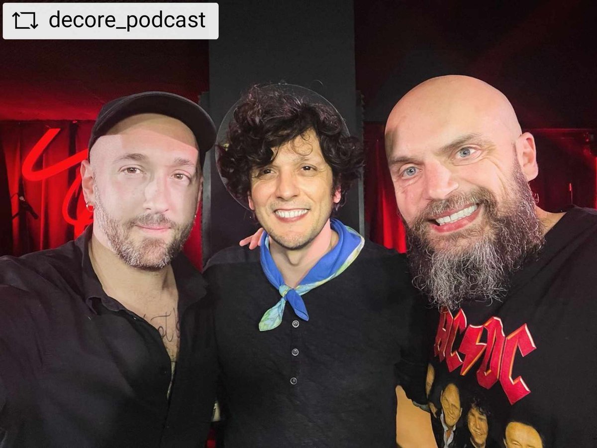 #REPOST @decore_podcast ⏰ Questo giovedí esce una puntata speciale con il racconto #decore di @MetaErmal Impostate le sveglie e godetevi una chiacchierata divertente e al tempo stesso intensa con @danilodafiumicino e @alessandro_dcp per @dopcastitaly dal @riverside_fsg