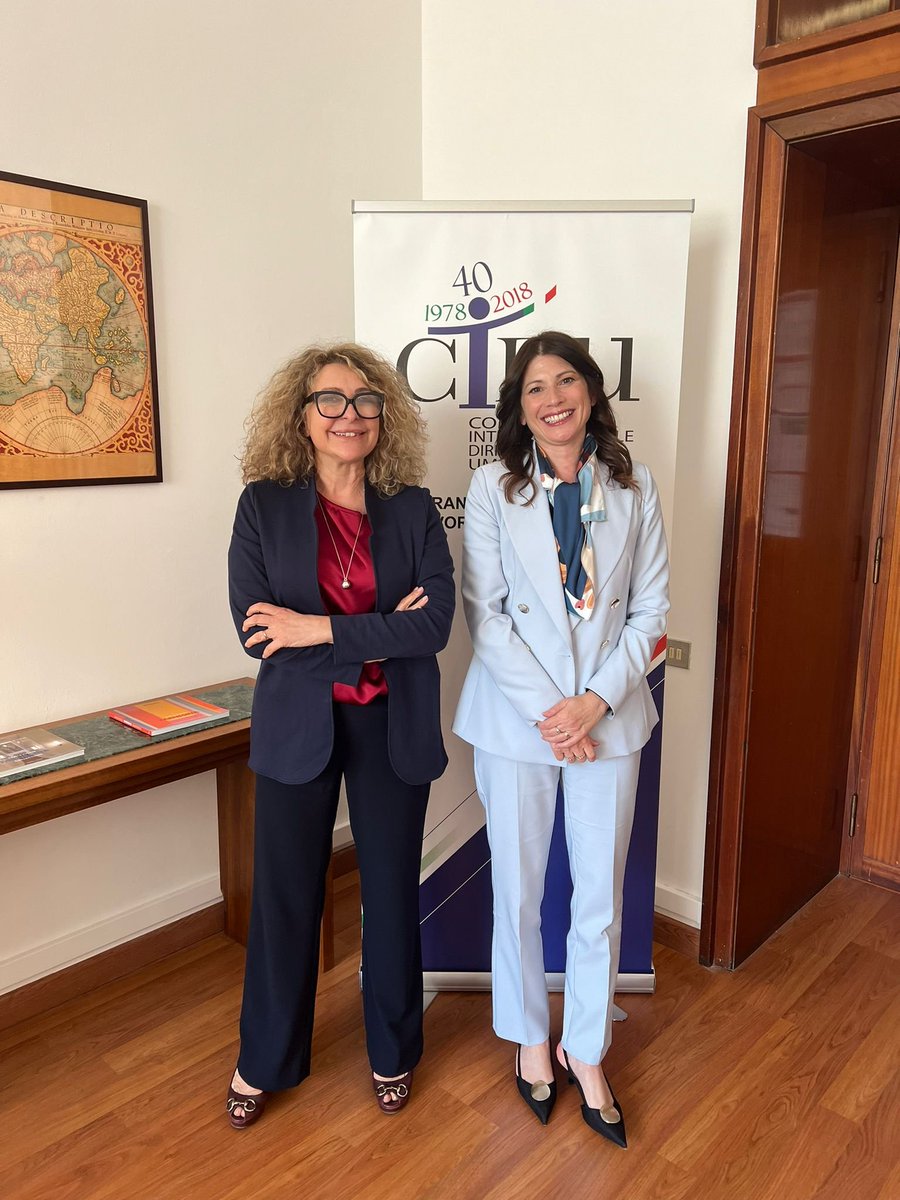 Thank you @SabUgolini, President of the 🇮🇹Inter-Ministerial Committee for #HumanRights (#CIDU), for the positive meeting. Tackling discrimination and advancing the #WPS Agenda is a shared commitment. Looking forward to synergies in areas of common interest #StrongerTogether
