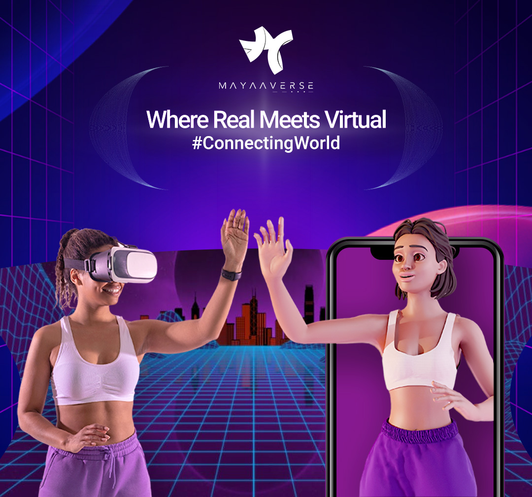 Embrace the fusion of reality and virtuality with #MayaaVerse.

Where boundaries blur, connections thrive.🌐
.
.
.
#WeAreMayaaVerse #VirtualReality #Connection #Metaverse #VirtualWorld #Technology #TechFuture #TechInnovation