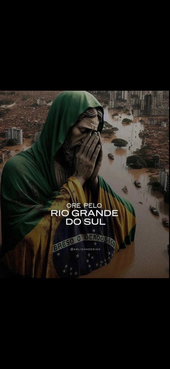 Bom dia, em homenagem as vítimas do Rio Grande do Sul…                                   
#LIBERDADE
#BolsonaroNobeIDaPaz 
#BolsonaroSeraEterno
#BolsonaroOrgulhoDoBrasil
#DeusNoComandoSempre
#ForaLula
