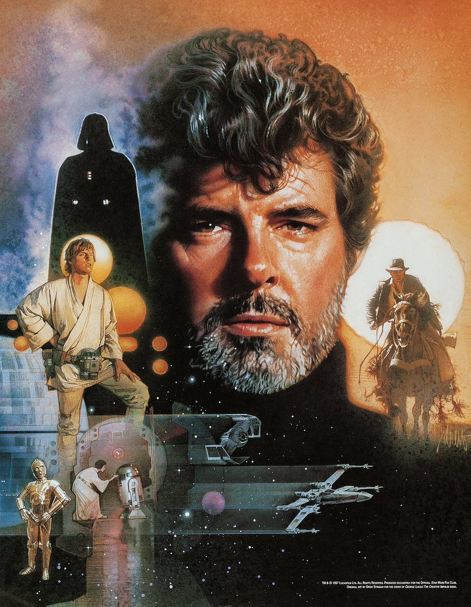 Happy Birthday George Lucas! 🎊🎈
To some your movies are great fun. To others they are worlds to escape to. You are the Grandpa storyteller who changed cinematic landscape forever and we, your grandchildren play in a sandbox of imagination filled with hope and love. 
Thank you!