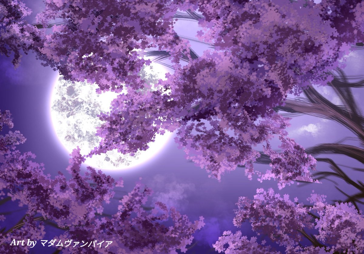 Shares, comments and so on help me grow 

This is a illustration I did in procreate for a background for my oc reference sheet I'm doing #realartist #procreate #cherryblossoms #moonlight #smallartist #procreateart #animeartist