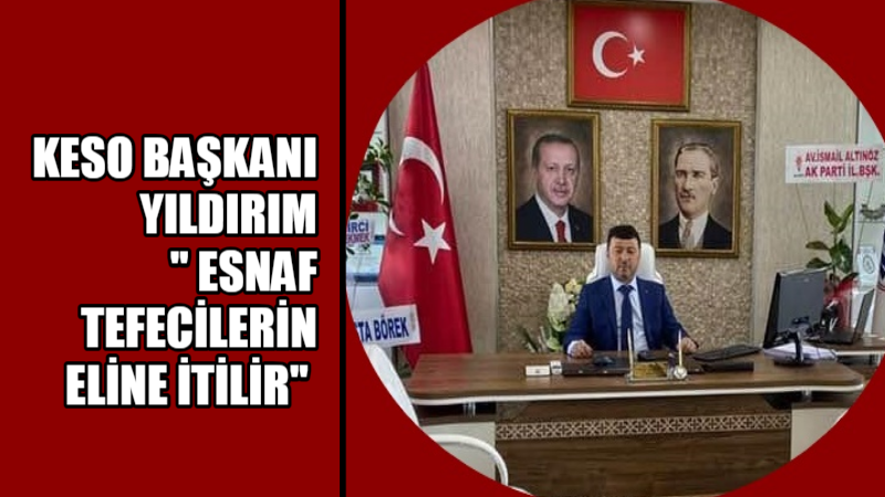 KESO BAŞKANI YILDIRIM ' ESNAF TEFECİLERİN ELİNE İTİLİR'
karabukgundem.com/keso-baskani-y…