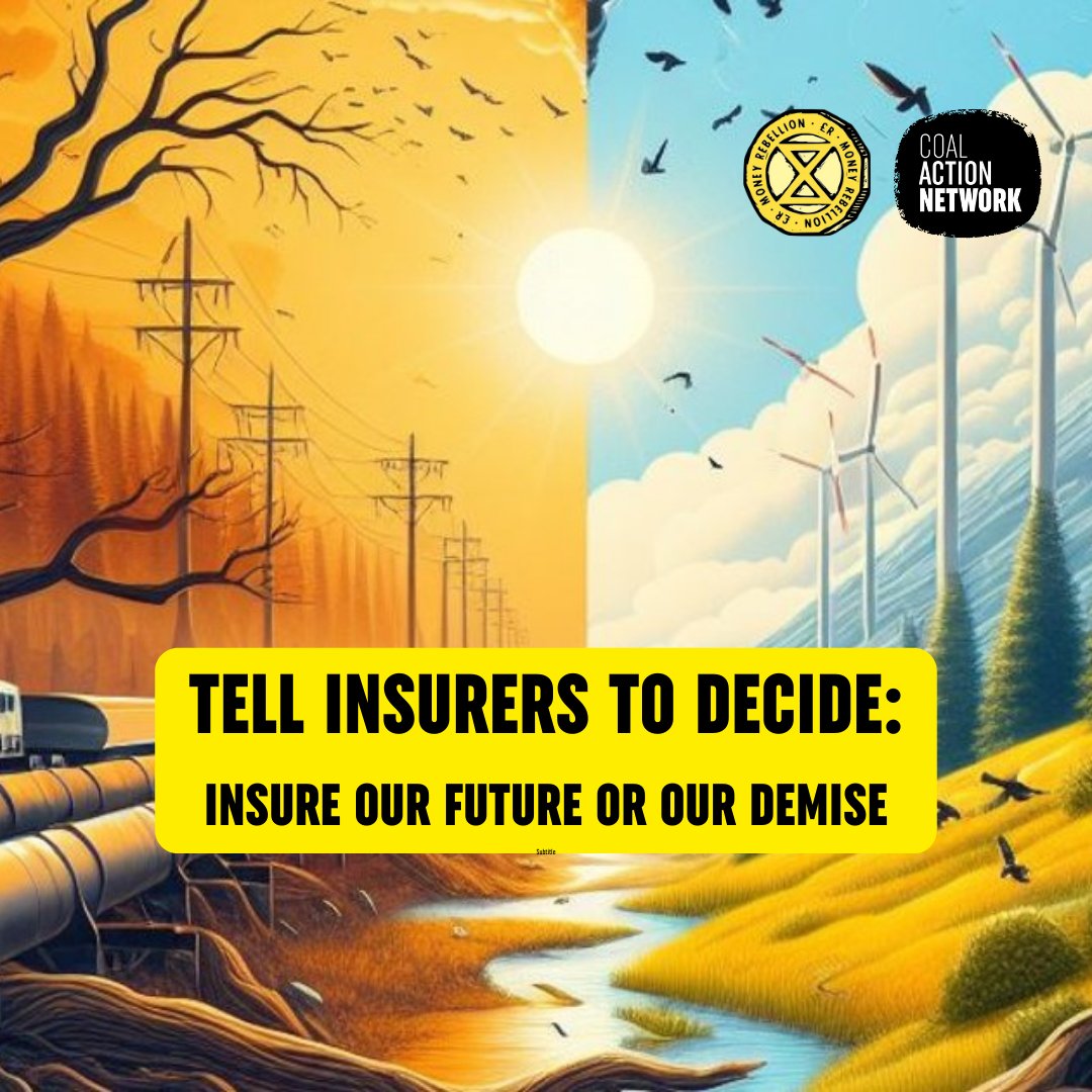 Just 3 hours left to email insurers before the largest annual insurance event, #BIBA2024. Tell them they must stop supporting fossil fuel expansion. Take action: actionnetwork.org/letters/tell-i… Action ends at 6pm. #StopEACOP #InsureOurFuture #RiskyBusiness #StopWestCumbriaCoalmine