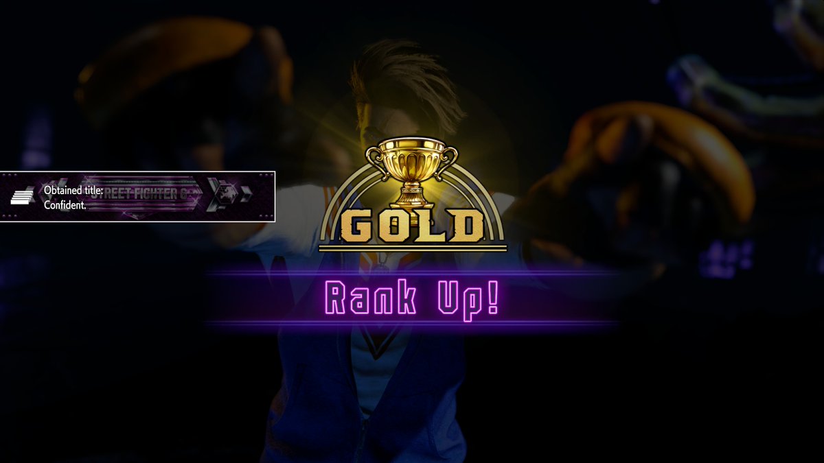 Back in Nov, I decided to play SF6 as my first ever real fighting game. My goal: Get to Gold. 6 mo later with S2 around the corner I finally achieved it. I know it's not impressive. I know I'm still not 'good.' But it taught me a lot about myself & what it means to learn a skill