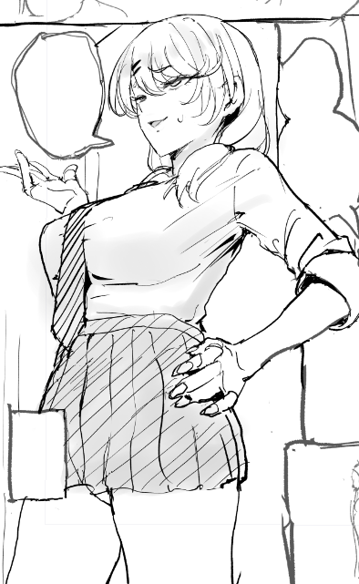 入り浸り3の下書きはいりやした☺ 