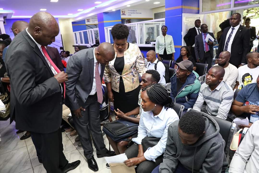 Interior Cabinet Secretary Kithure Kindiki oversaw the acquisition and installation of modern, high-capacity printing equipment to expedite passport issuance. #TheImmigrationMasterPlan