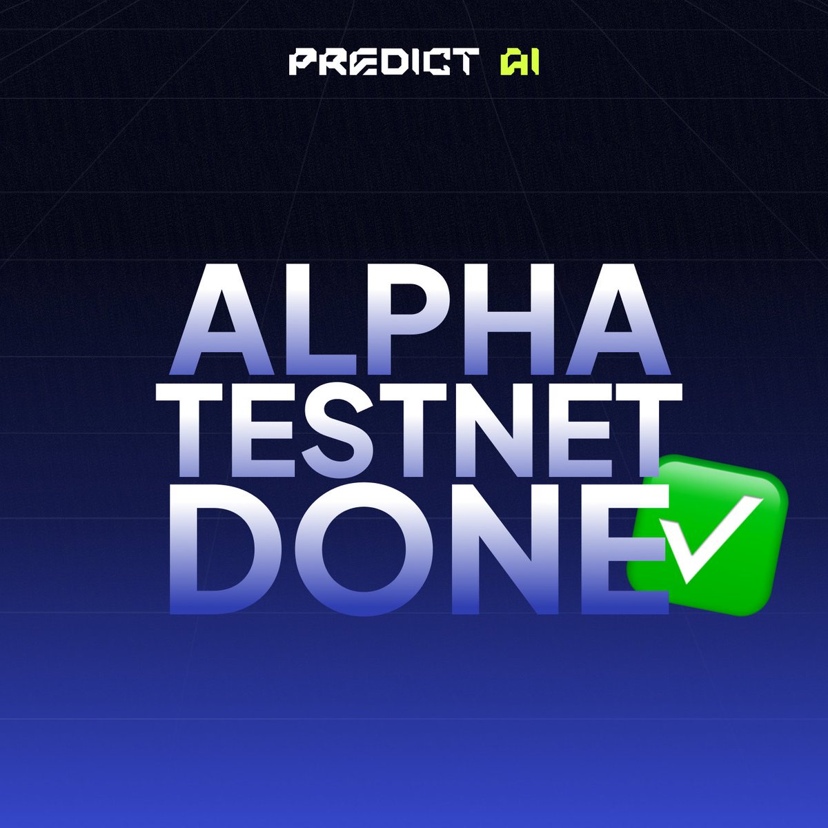 PredictAIToken's tweet image. Our alpha testnet was a grand success! 🚀🔥 We deployed several models, including image analysis, content detection, sentiment analysis, translation, and more. A huge thank you to all our alpha testnet users for your invaluable feedback! #PredictAI #AI #gem #ETH #SOL #Crypto