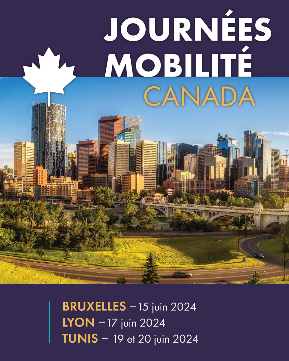 [#JournéesMobilitéCanada] Les inscriptions sont ouvertes ! 👇journeesmobilitecanada2024.vfairs.com/fr/
Venez rencontrer en personne des représentants des provinces 🇨🇦, des employeurs et d’autres acteurs clés pour construire votre projet de mobilité 🍁