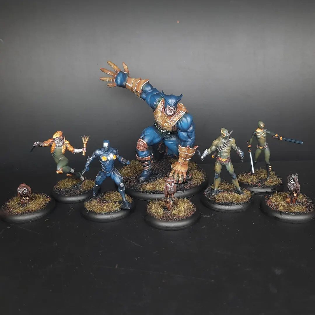 WaylandGames's tweet photo. arseniymotorin on Instagram recently completed painting up The Court of Owls #miniatures for the Batman Miniature Game. They look amazing! ๐คฉ
#batman #miniaturepainting #paintingminiatures #batmanminiaturegame #minipainting #knightmodels https://t.co/ismGp485OH