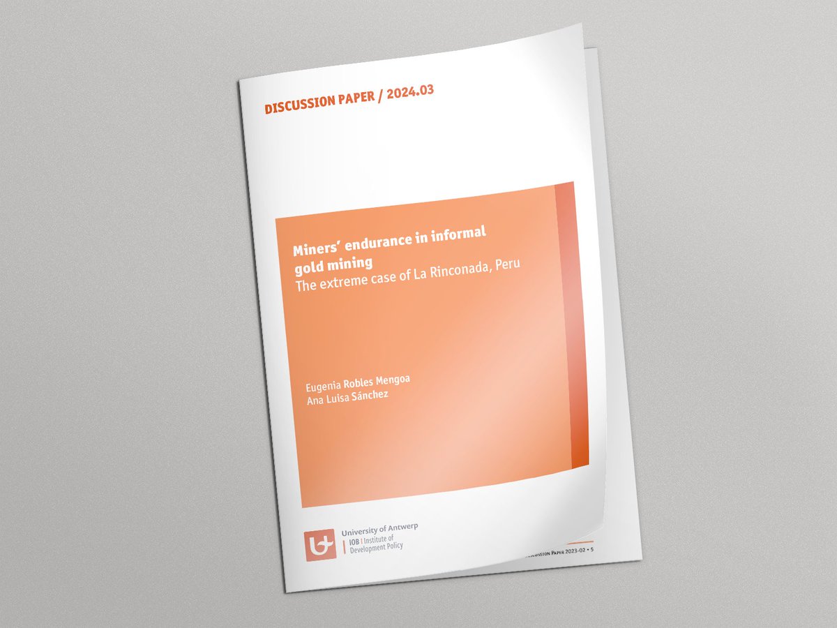 📑 New IOB paper: 'Miners' endurance in La Rinconada, Peru.' Explore resilience in tough conditions. Read: loom.ly/ECqpGz4 #goldmining #workenvironments #endurance