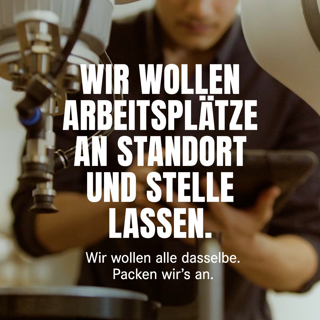 Wir wollen Waren exportieren, keine Arbeitsplätze! Die Metall- und Elektroindustrie in Baden-Württemberg steht vor großen Herausforderungen: Teure Energie, hohe Abgaben und hohe Lohnkosten. Packen wir´s gemeinsam an 💪! #MEIndustrie #TR24
anpacken.suedwestmetall.de
