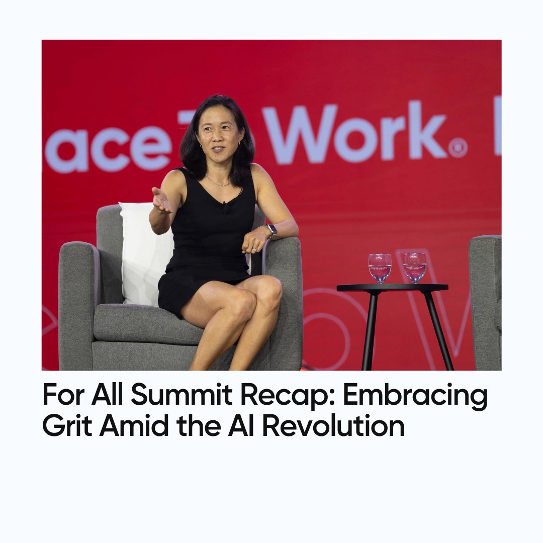 Key takeaways from the For All Summit, day two recap: AI is on the rise, but it's grit (passion + perseverance) that unlocks human potential. Here's what the experts are saying: bit.ly/4bzeKOw #GreatPlaceToWork #GPTW4ALL #ForAllSummit2024