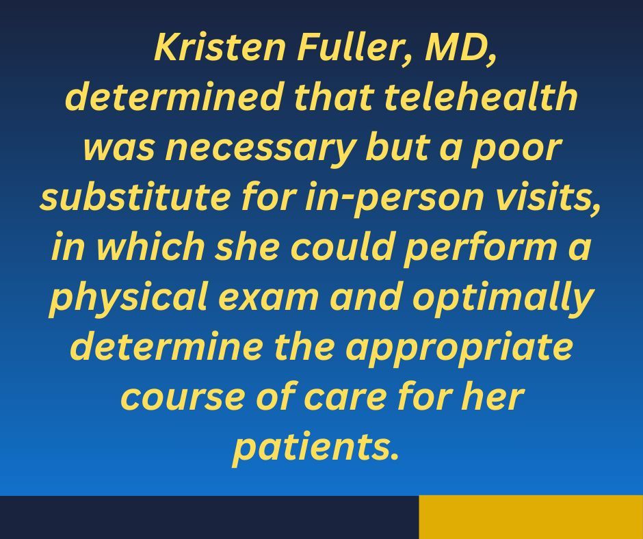 As #telehealth gains momentum, Dr. Kristen Fuller reminds us of its limitations compared to traditional in-person visits. Gain insights as she discusses her @MDLinx-published article here: buff.ly/3UDM2Fp @gldnminded #telemedicine