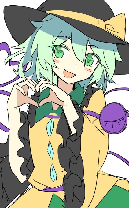 制作中のこいしちゃんラフ 