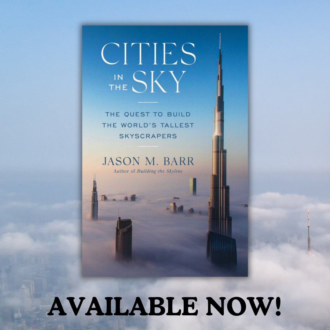 From the Empire State Building to the Shanghai Tower and everywhere in between, CITIES IN THE SKY by Jason M. Barr (@JasonBarrRU) explores the ever-growing quest for super tall buildings across the globe!
Available now! spr.ly/6011dDc8d