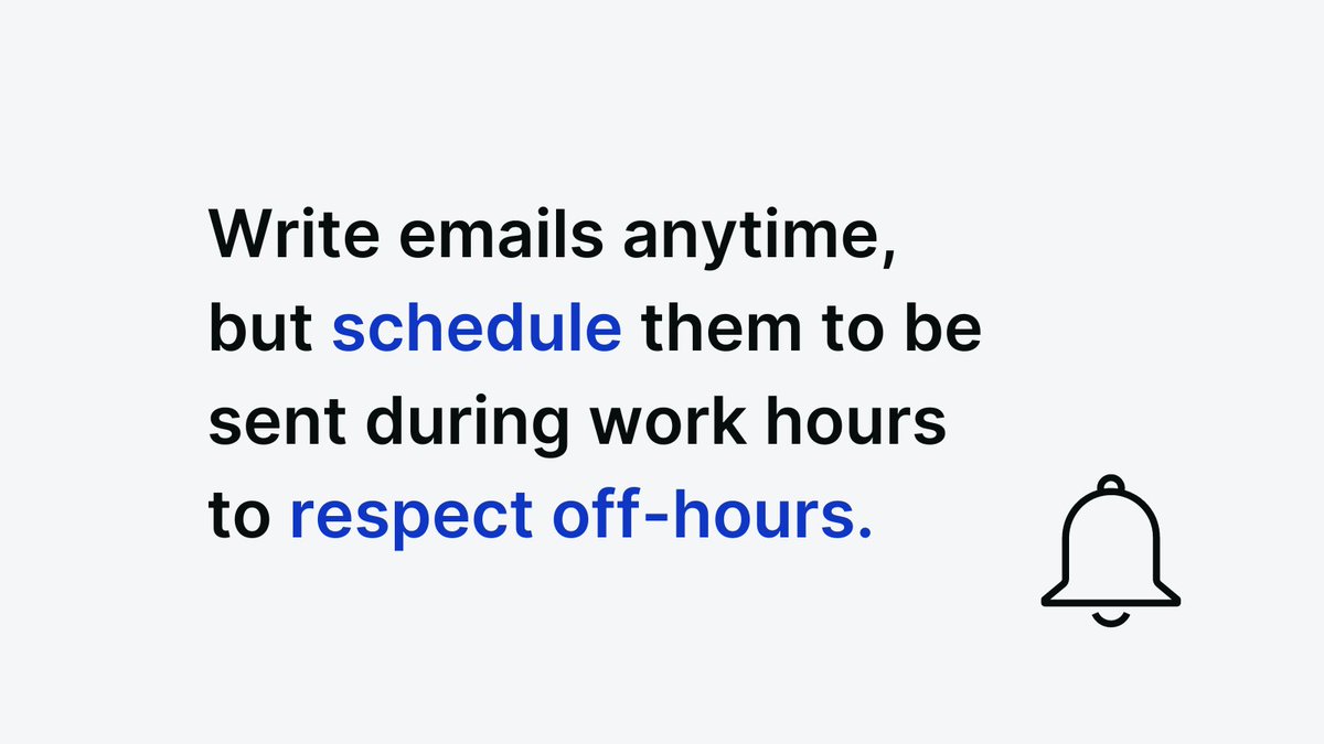 mailbird's tweet image. 🔔 Reminder. This simple practice not only respects boundaries but also boosts productivity and fosters a culture of respect. #workboundaries #wellbeingatwork