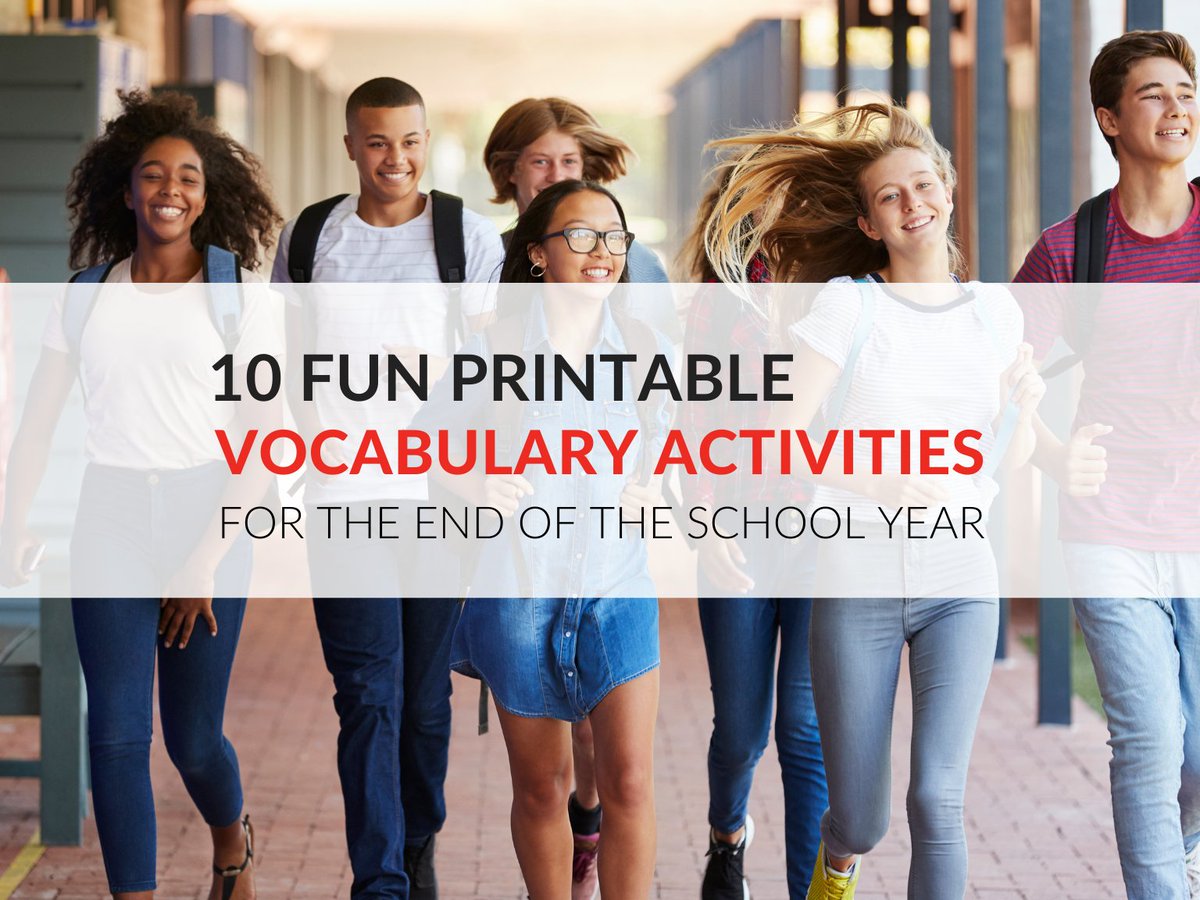 Fun Vocabulary Activities for the End of the School Year: hubs.ly/Q02x1Ldz0 Keeping students engaged in learning at the end of the semester!