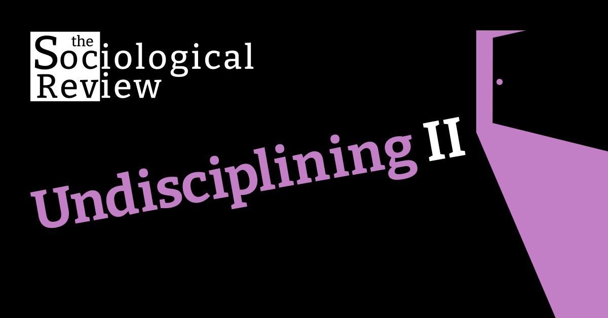 JOIN US from 10-12 September in Salford for Undisciplining II, the Sociological Review Foundation’s 2024 conference, as we ask: who is sociology for? Tickets are on sale now; concessionary prices for postgraduate students, unwaged, low waged, retired. buff.ly/3TSRsMv