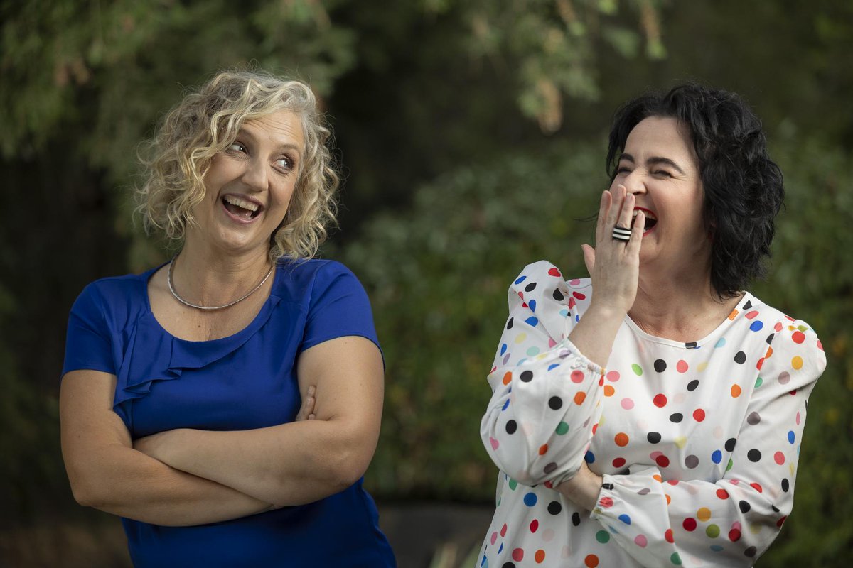 @gingergorman (@gingergorman) on Twitter photo Myself and Sue were friends well before we started our business, Media Bootcamp. And you can tell!
Our trainings are warm, fun and informative. We've got more than 40 years of media experience between us.
mediabootcamp.com.au
Pic: Hilary Wardhaugh Myself and Sue were friends well before we started our business, Media Bootcamp. And you can tell!
Our trainings are warm, fun and informative. We've got more than 40 years of media experience between us.
mediabootcamp.com.au
Pic: Hilary Wardhaugh