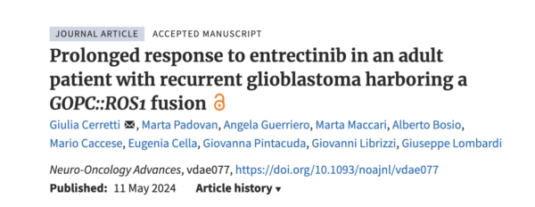 Picking that needle in haystack -  ROS1 fusion in Glioblastoma - @VivekSubbiah
@DrLombardiGiu @martapdn @iov_irccs @EANOassociation @NeuroOnc
oncodaily.com/64535.html

#Cancer #CancerResearch #PrecisionMedicine #Glioblastoma #OncoDaily #Oncology