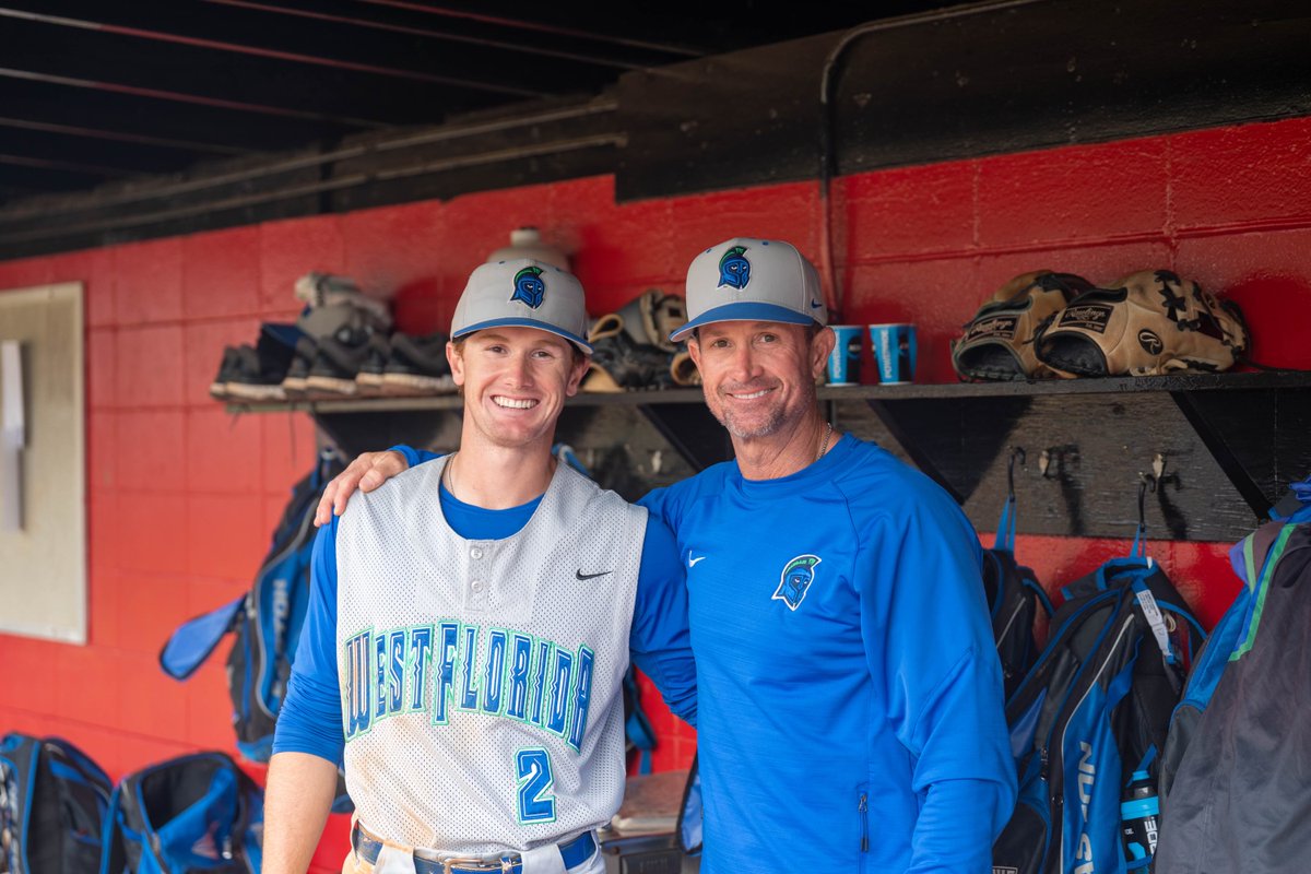 Father-son duo makes baseball dreams a reality at #UWF's Jim Spooner Field. Read about @UWF_Baseball head coach, Mike Jeffcoat and his son's journey for the love of baseball on page 23 in the Spring 2024 issue of Connection Magazine: bit.ly/3TYADkA #GoArgos | @GoArgos