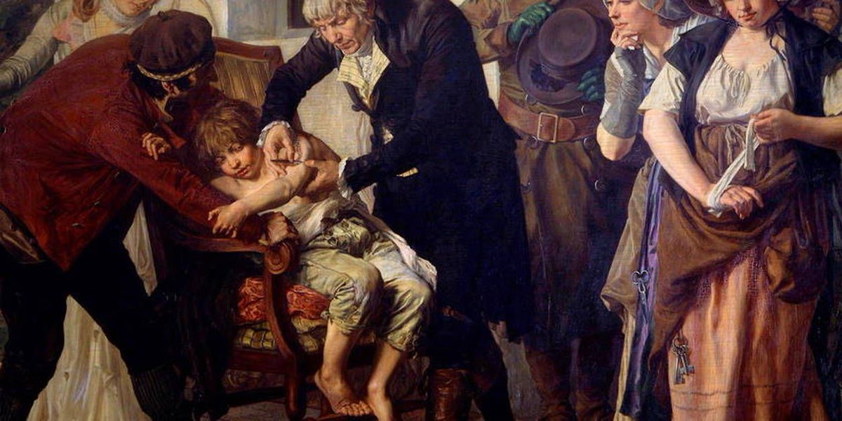 🇫🇷 14 mai 1796 : Une découverte révolutionnaire ! Edward Jenner invente le vaccin contre la variole, ouvrant la voie à l'éradication de cette maladie dévastatrice. Un moment crucial dans l'histoire de la médecine. #Vaccin #Jenner #Variole