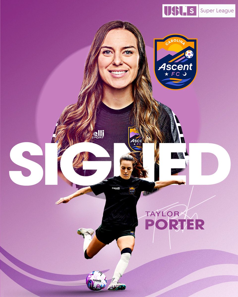 2022 NWSL Champion, 2021 NWSL Shield Winner, 2021 Women’s International Champions Cup Winner and NC State Alum joins a new pack in the Carolinas. Welcome to the climb, Taylor Porter! ✍️ Learn more about Taylor’s soccer journey using the link below. 📰: bit.ly/4bhosFE