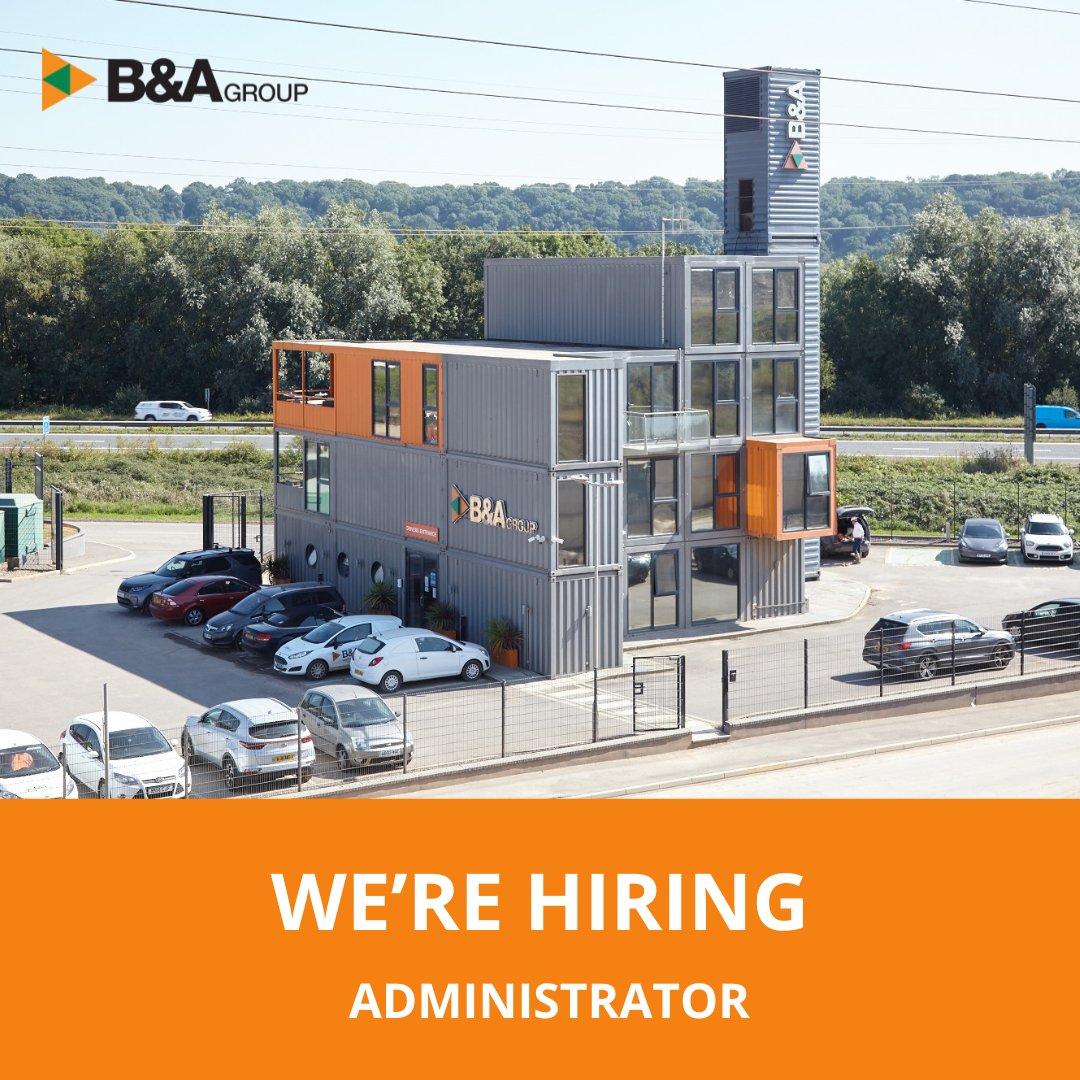 We're hiring - Administrator 🔎

If you're interested in applying or would like to find out more, email Karen at karen.alexander@bristolandavon.co.uk or call 0117 9829561. 

#jobvacancy #hiringnow #bristoljobs #bandagroup