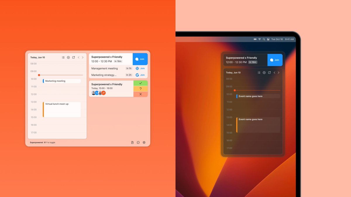 Friendly tweet media