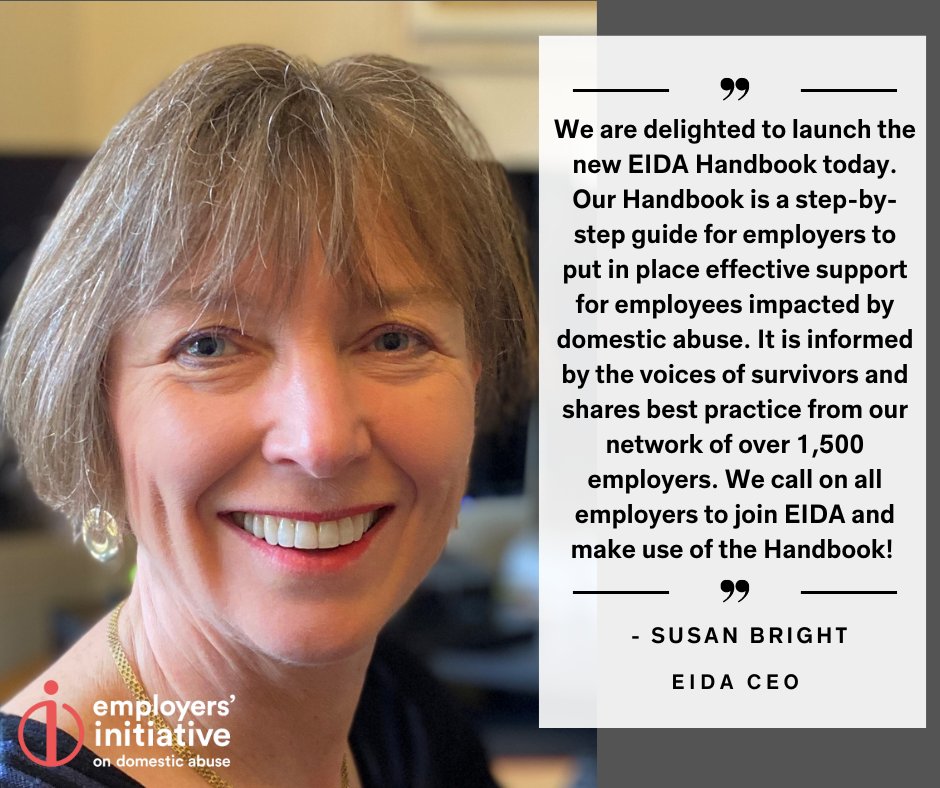 📢Our Handbook is live!
All EIDA members get free access to this comprehensive guide, made in collaboration with survivors, employers, and #DomesticAbuse experts. You can find the Handbook on our "Resources" page. A huge thank you to everyone who has contributed to this project!
